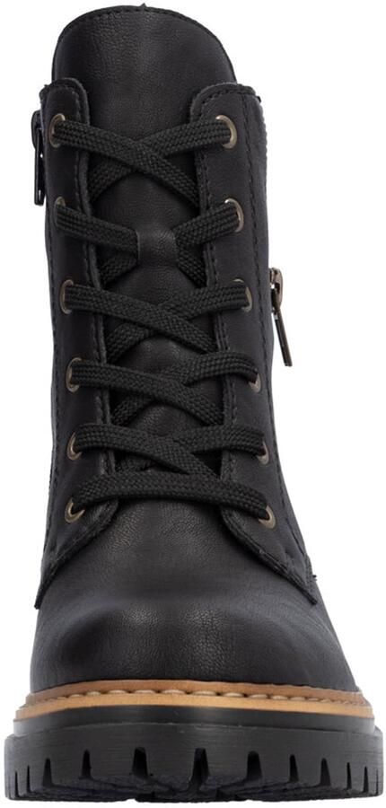 Rieker Veterlaarsjes lace-up boots block heel with practical inner zipper - Foto 4