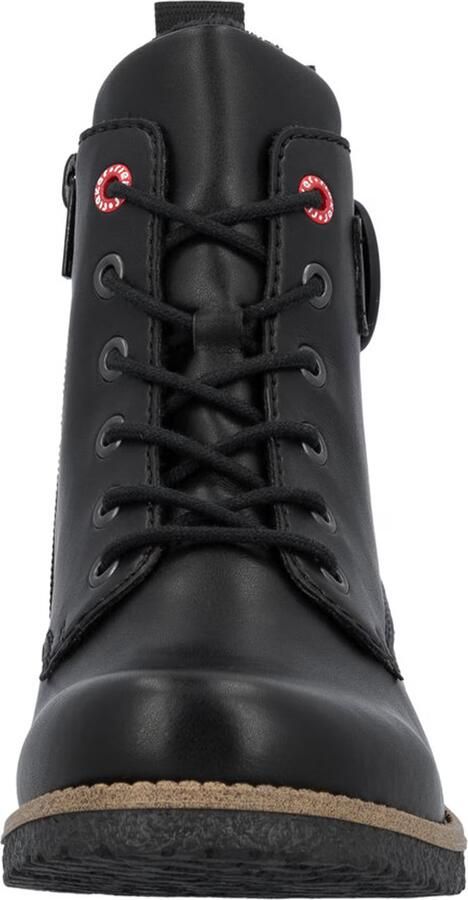 Rieker Veterlaarsjes Veterboots enkellaarsjes blokhak met decoratieve siergesp - Foto 7