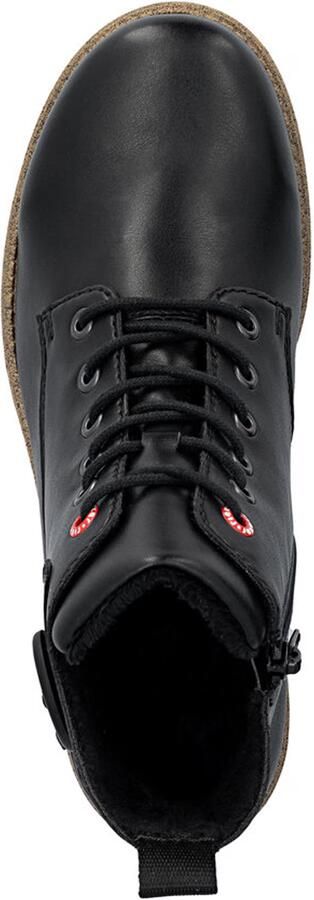 Rieker Veterlaarsjes Veterboots enkellaarsjes blokhak met decoratieve siergesp - Foto 9