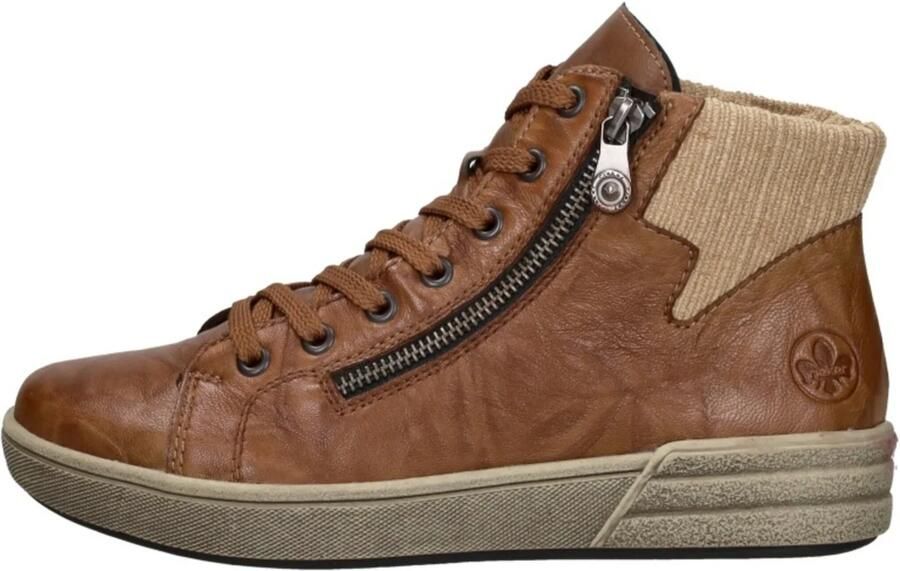 Rieker Veterlaarsjes 'Veterschoenen Hoog' cognac - Foto 12