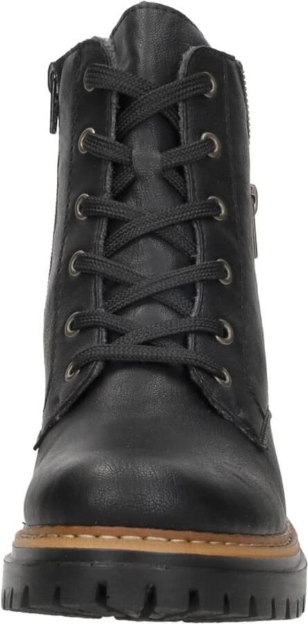 Rieker Veterlaarsjes lace-up boots block heel with practical inner zipper - Foto 12