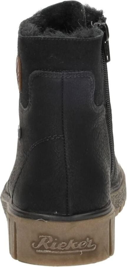 Rieker Zwarte Comfortabele Veterschoenen met Tex Black Dames - Foto 8