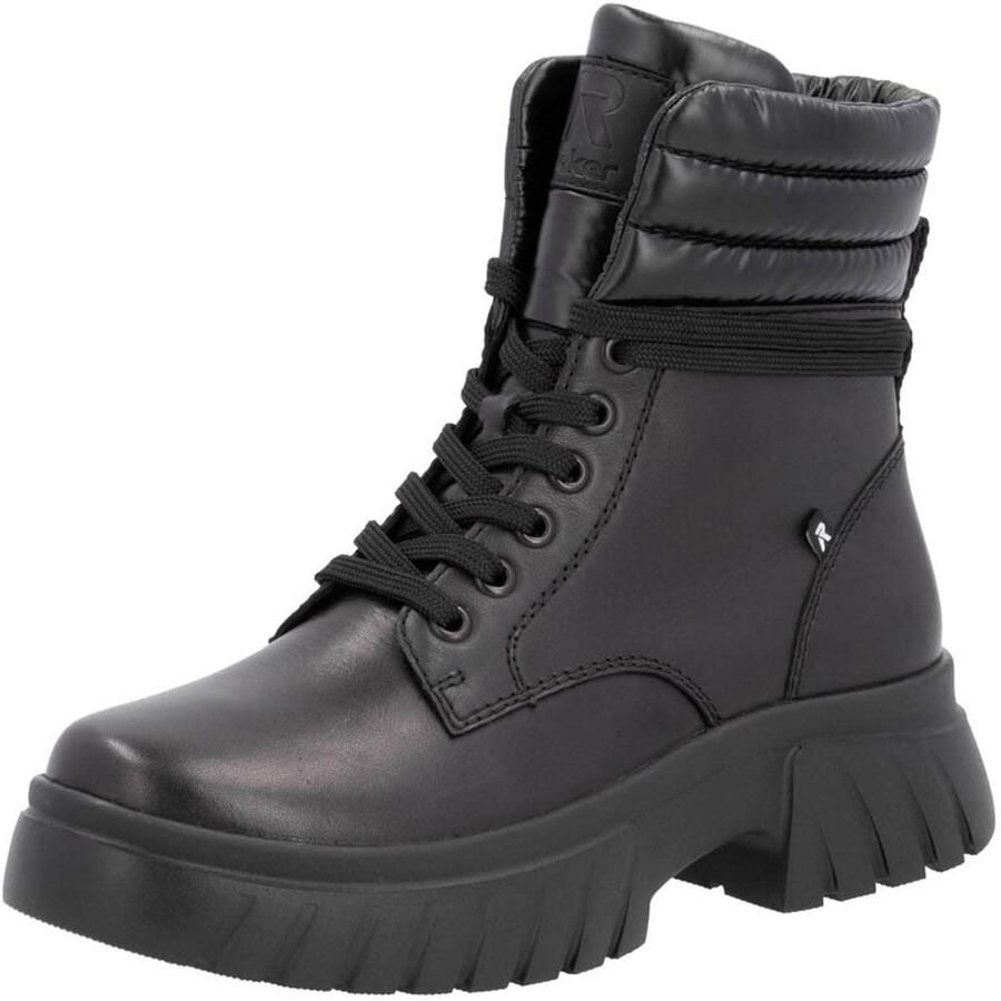 Rieker EVOLUTION Veterschoenen enkellaars plateaulaarzen met schaptrandvering - Foto 2