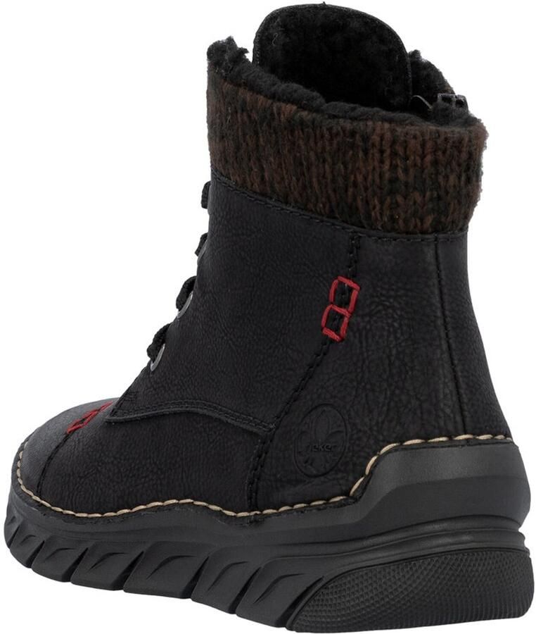 Rieker Winterlaarzen Veterboots enkellaarsjes casual boots met zachte schachtrand - Foto 7