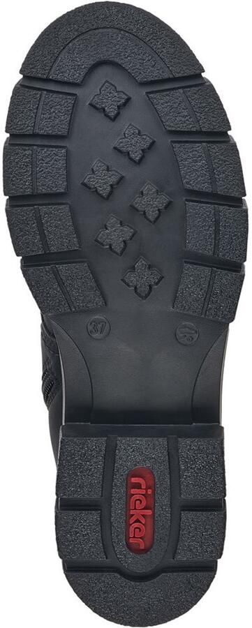 Rieker dames bikerboots enkellaars Z9120-00 zwart - Foto 3