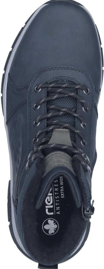 Rieker heren veterschoenen blauw - Foto 3