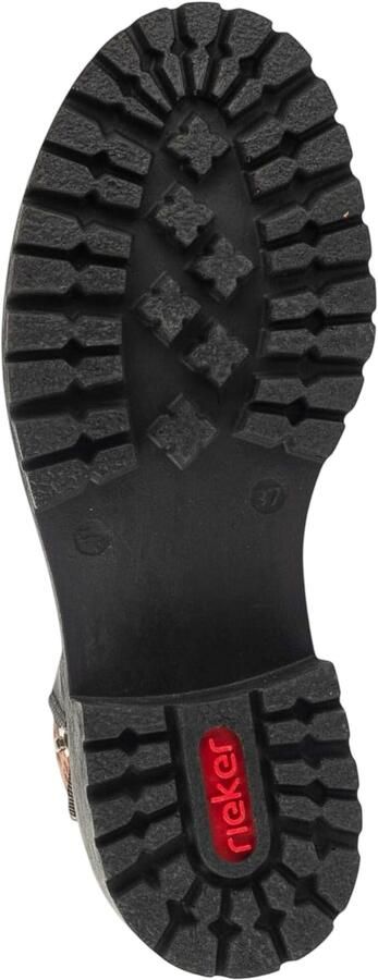 Rieker Veterlaarsjes lace-up boots block heel with practical inner zipper - Foto 7