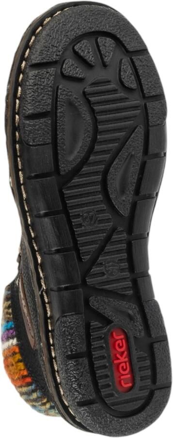 Rieker Zwarte Casual Enkellaarsjes Black Dames - Foto 5