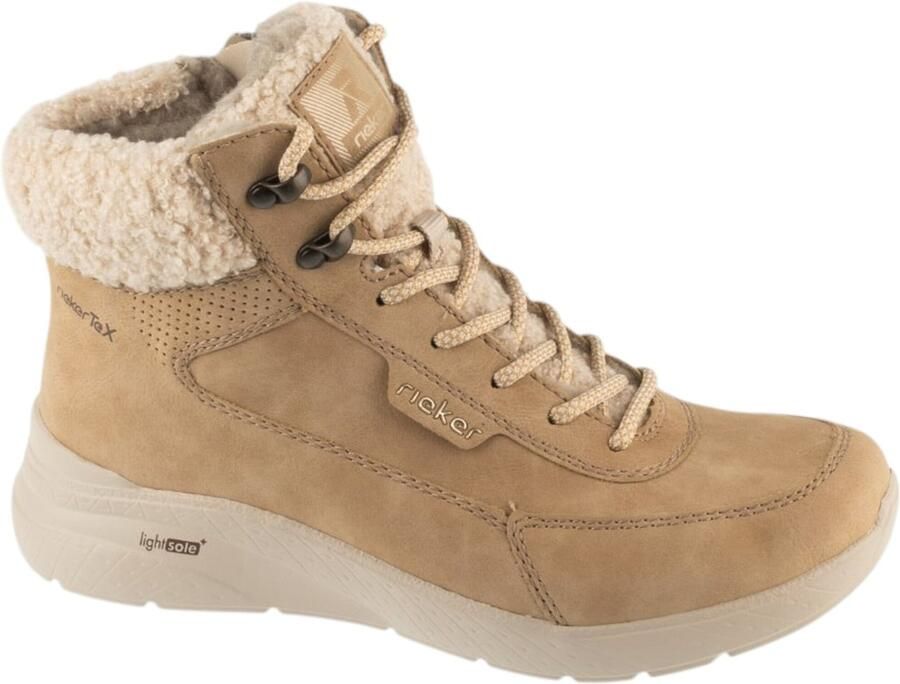 Rieker dames Tex enkellaarsjes beige M8510