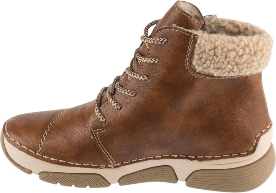 Rieker Winterlaarzen Veterboots enkellaarsjes casual boots met ritssluiting buiten - Foto 8