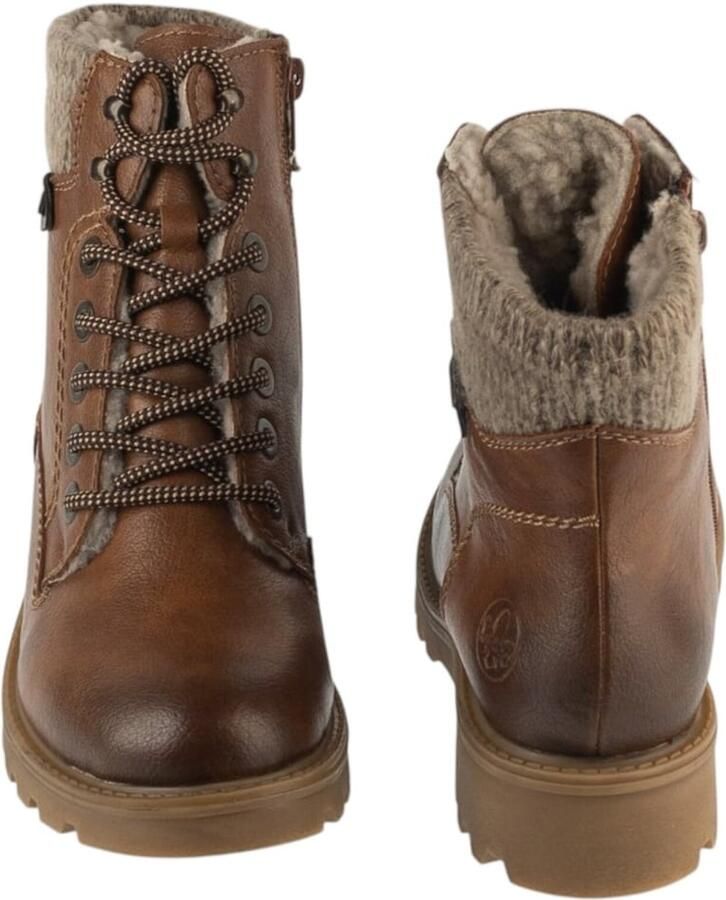 Rieker Winterlaarzen Veterboots enkellaarsjes casual boots met ritssluiting buiten - Foto 17