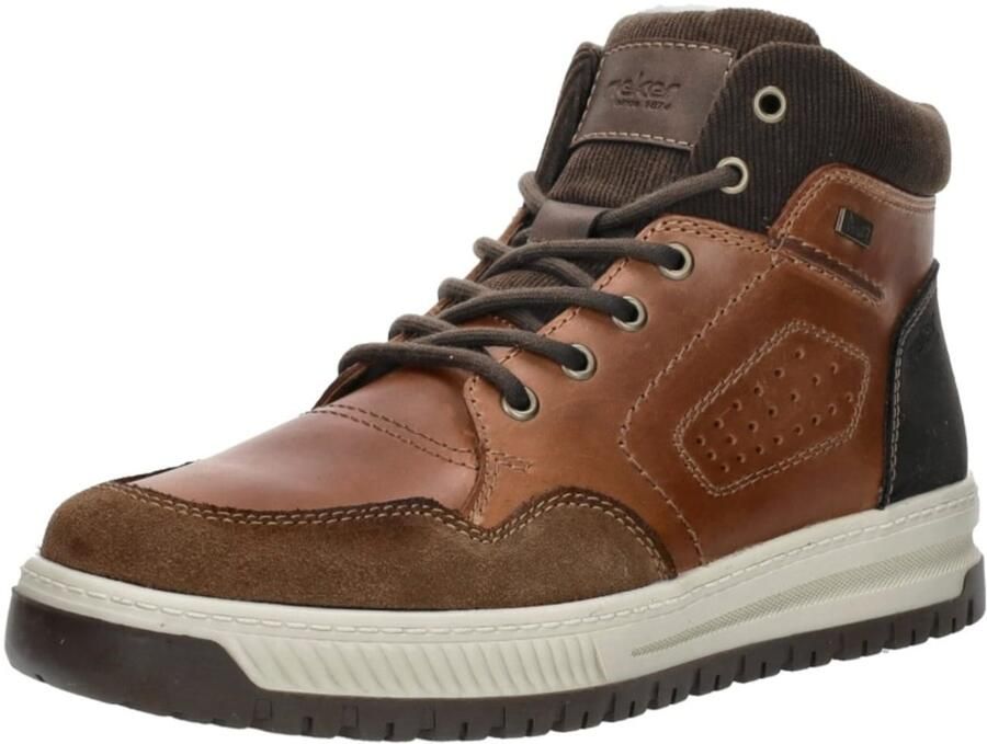 Rieker Warme waterafstotende sportieve veterschoen Brown Heren - Foto 3