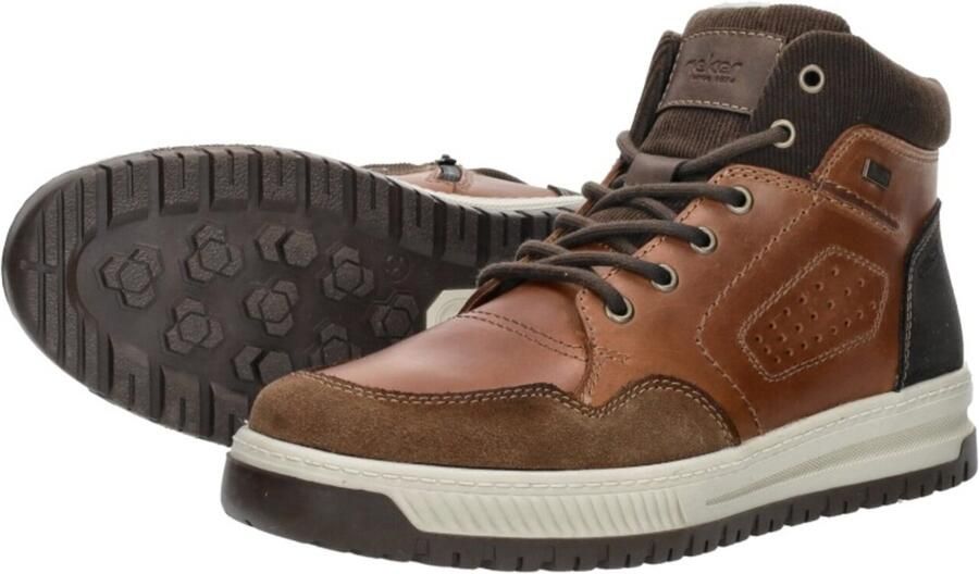 Rieker Warme waterafstotende sportieve veterschoen Brown Heren - Foto 7