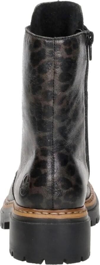 Rieker Veterschoenen Veterenkellaars profielzool met contrasterende zoolrand - Foto 9