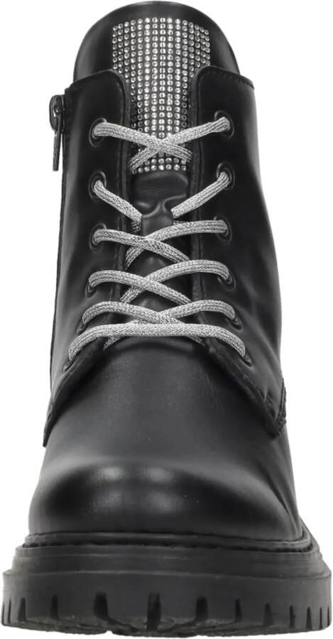 Rieker Veterschoenen Veterenkellaars profielzool met praktische binnenzijde ritssluiting - Foto 3