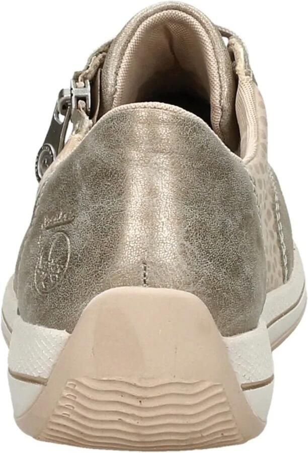 Rieker Beige en parelgrijze sneaker met stippenpatroon Multicolor Dames - Foto 4