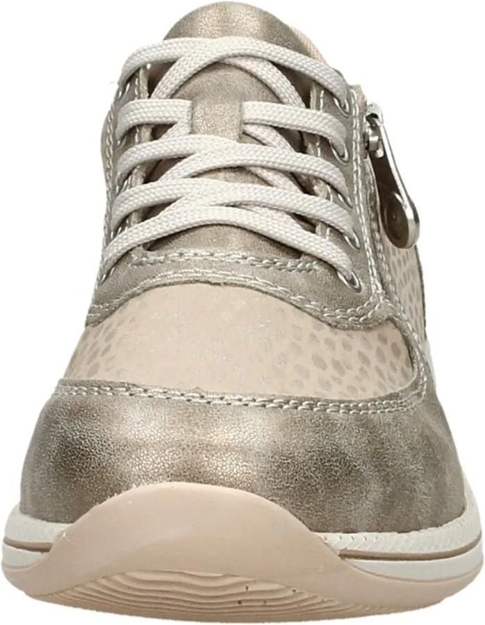 Rieker Beige en parelgrijze sneaker met stippenpatroon Multicolor Dames - Foto 3