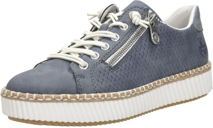 Rieker Veterschoen 'Veterschoenen Laag' blauw - Foto 4