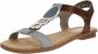 Rieker Sandalen zomerschoen sandaal blokhak met trendy decoratief element - Thumbnail 2
