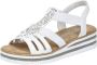 Rieker V0240-80 Sandaal wit - Thumbnail 3