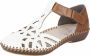 Rieker Witte Strappy Sandalen voor Dames - Thumbnail 2
