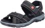 Rieker Sandals 68851-02 Vrouwen Zwart Sandalen - Thumbnail 2