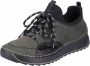 Rieker Slip-on sneakers met opvallende doorstiknaad - Thumbnail 3