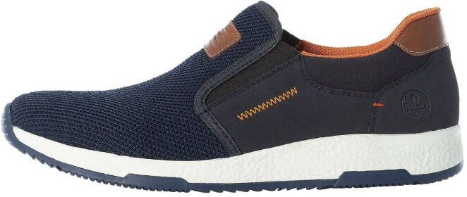 Rieker Slip-on sneakers Casual slipper vrijetijdsschoen instapschoen met contrastnaad - Foto 15