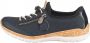 Rieker Slip-on sneakers Slipper instapschoen met buitenrits - Thumbnail 4