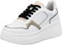 Rieker Plateausneakers sleehak sneaker veterschoen lage schoen met modieuze contrastdetails - Thumbnail 3