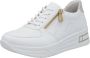 Rieker Plateausneakers lage schoen veterschoen vrijetijdssneaker met ritssluiting - Thumbnail 6
