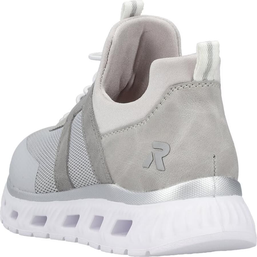 Rieker Sport Sneakers laag grijs grafiet - Foto 3