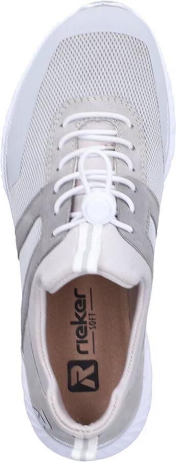 Rieker Sport Sneakers laag grijs grafiet - Foto 7