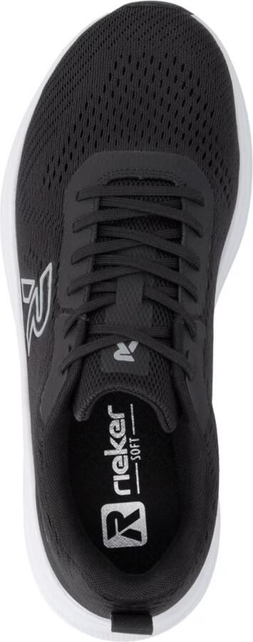 Rieker Sneakers laag grijs zwart - Foto 6