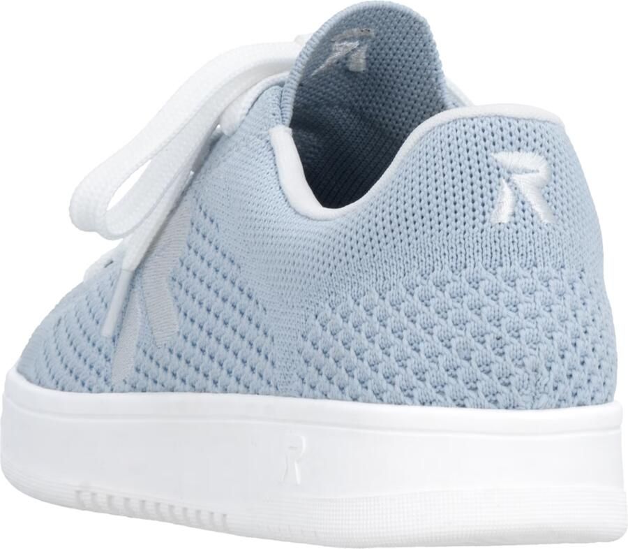 Rieker Sport Sneakers laag lichtblauw wit - Foto 3