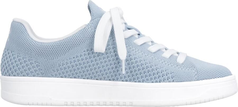 Rieker Sport Sneakers laag lichtblauw wit - Foto 5