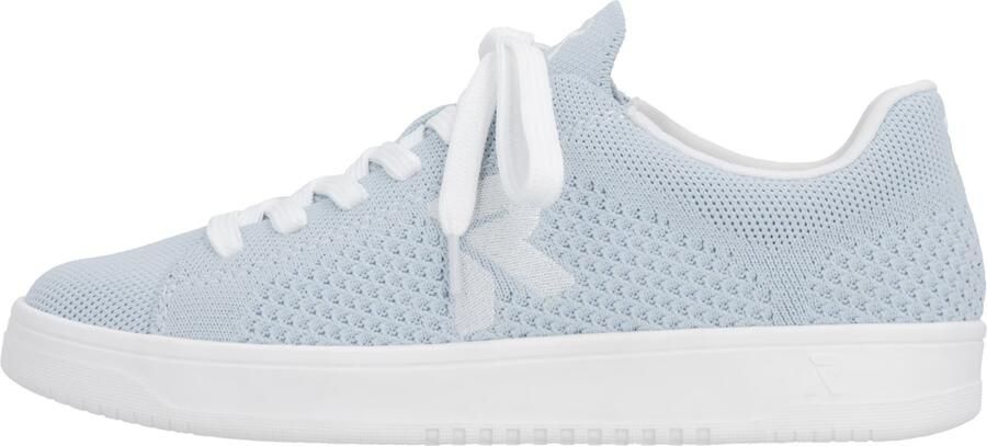 Rieker Sport Sneakers laag lichtblauw wit - Foto 4