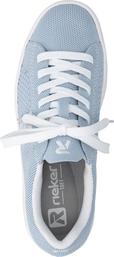 Rieker Sport Sneakers laag lichtblauw wit - Foto 6