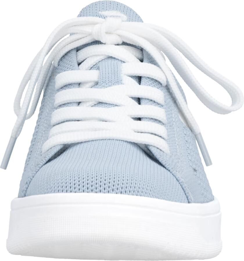 Rieker Sport Sneakers laag lichtblauw wit - Foto 2