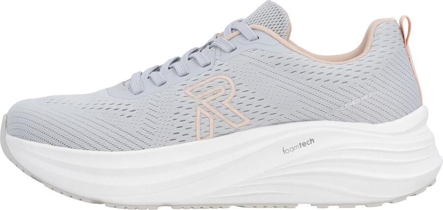 Rieker Sport Sneakers laag lichtgrijs abrikoos - Foto 2