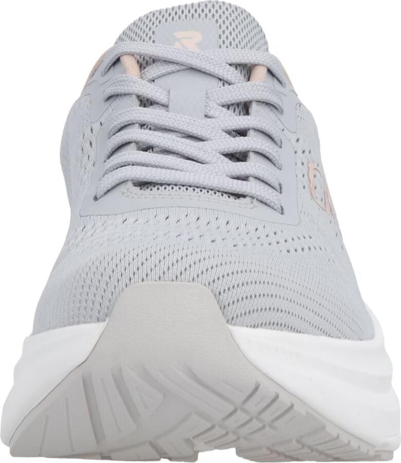 Rieker Sport Sneakers laag lichtgrijs abrikoos - Foto 4