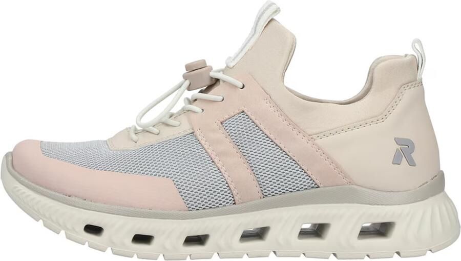 Rieker Dames Sneaker Low Sneaker Casual Comfortabel Memory-Foam M6061-91 Rose - Foto 6