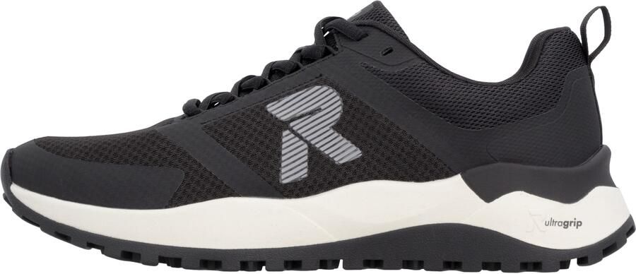Rieker Sport Sneakers laag lichtgrijs zwart - Foto 4
