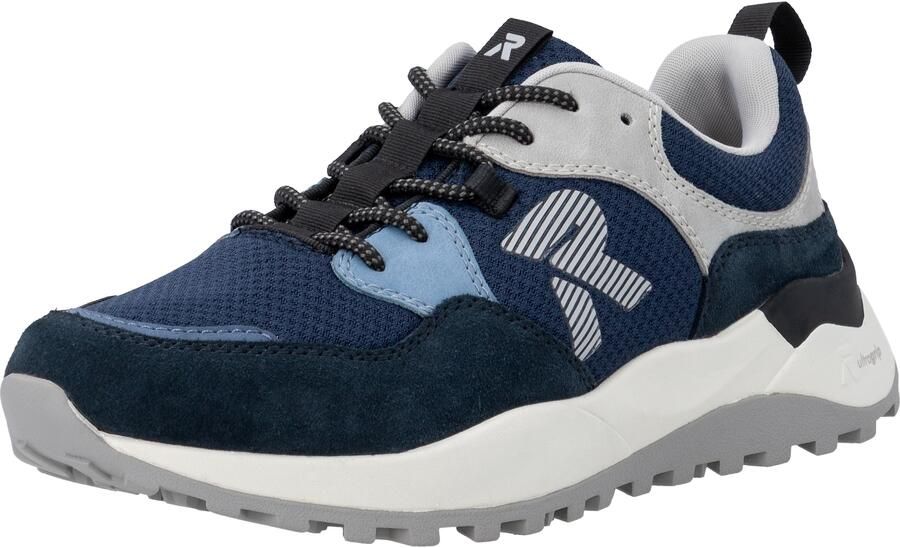 Rieker Sport Sneakers laag navy nachtblauw lichtblauw lichtgrijs - Foto 2
