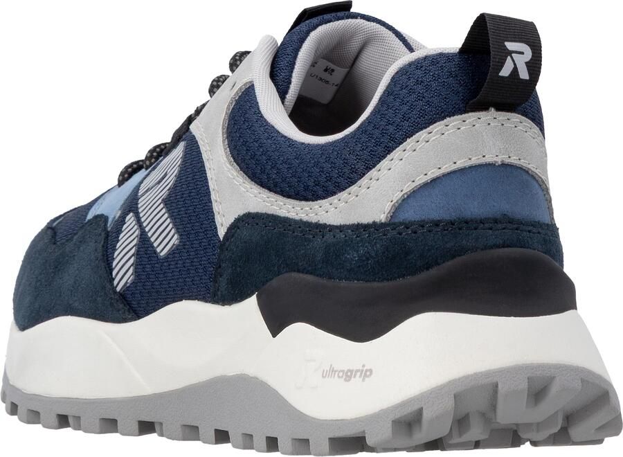 Rieker Sport Sneakers laag navy nachtblauw lichtblauw lichtgrijs - Foto 4