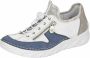 Rieker Slip-on sneakers Slipper vrijetijdsschoen met contrasterende afwerkingen - Thumbnail 3