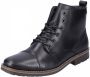 Rieker Comfortabele zwarte veterschoenen voor heren Black Heren - Thumbnail 6