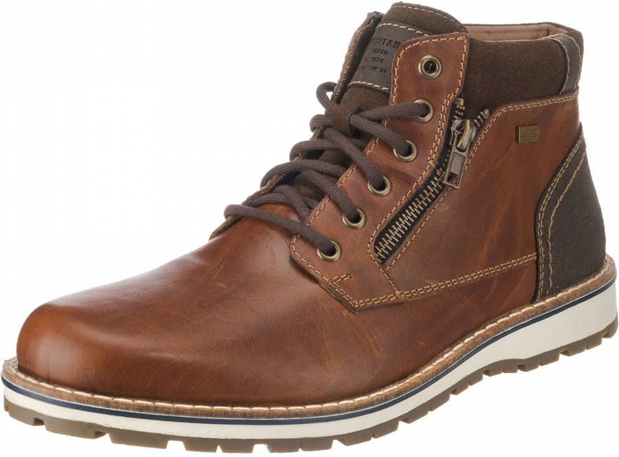Rieker Hoge veterschoen met klimaatmembraan Bruin