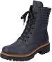 Rieker Veterboot 72600 14 Blauw Warm Gevoerd - Thumbnail 4