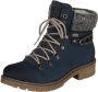 Rieker Winterlaarsjes winterlaarzen veterschoenen met gebreide rand en -tex - Thumbnail 4